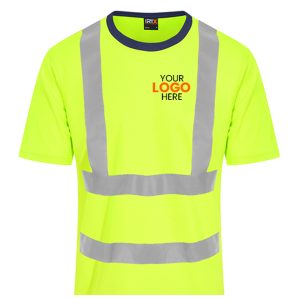 Custom Printed & Embroidered High-Vis T-Shirt